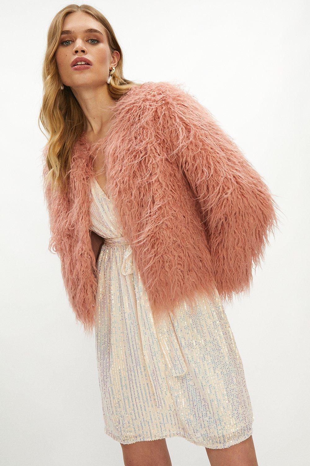 Coast faux deals fur jacket